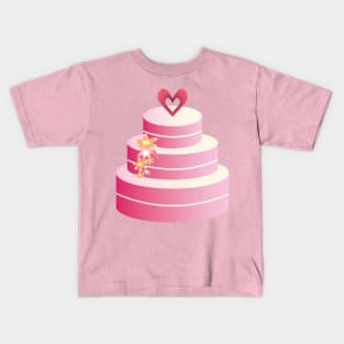 Pastel de boda Kids T-Shirt